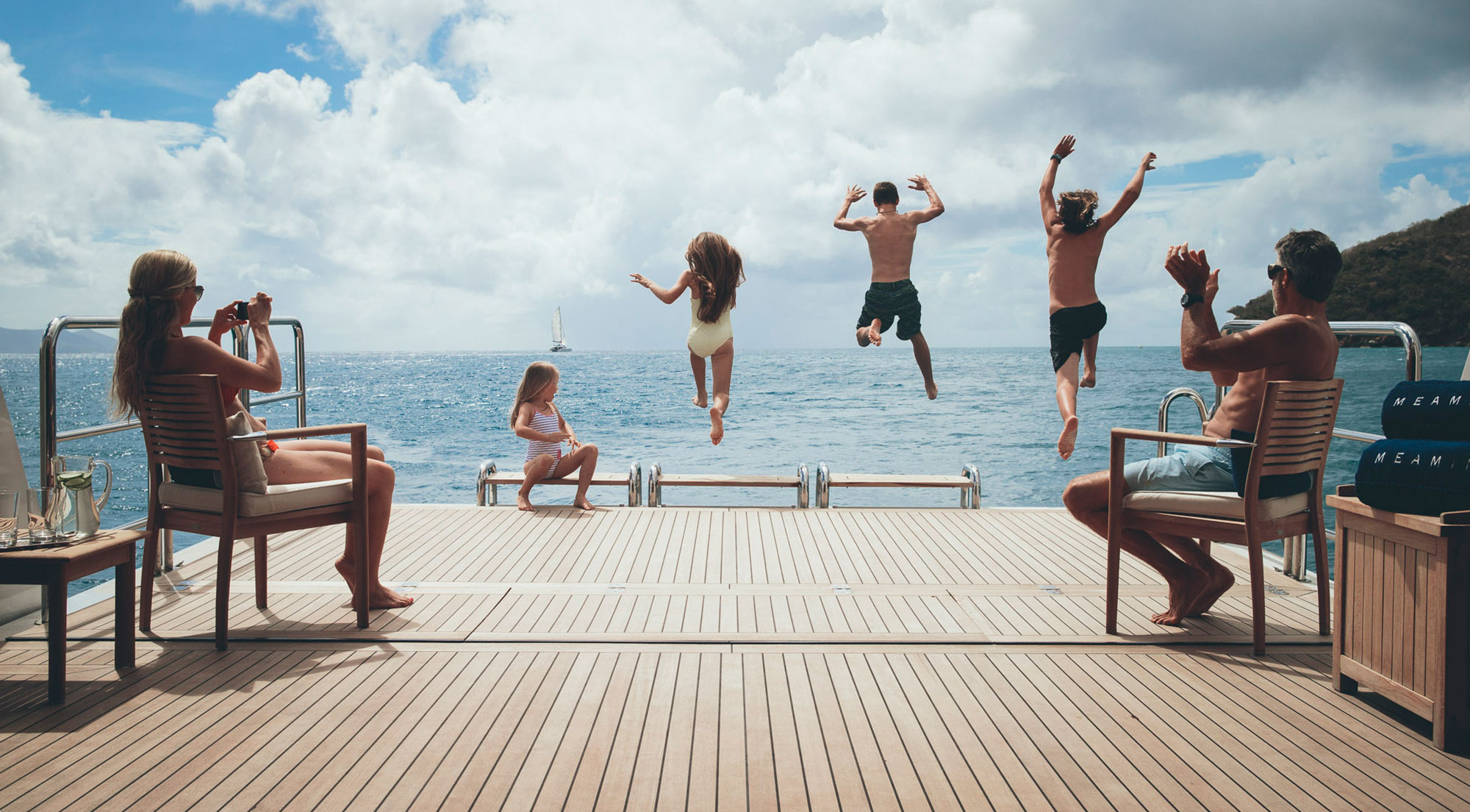 Family Fun on Yacht Meamina